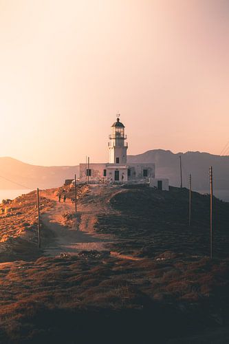 Gouden uur op de Griekse eilanden