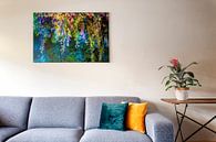 Kundenfoto: Glyzinie * inspiriert von der Malerei von Claude Monet von Paula van den Akker