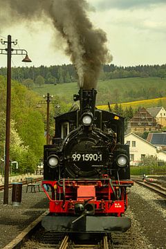 Museumspoorweg Erzgebirge Preßnitztalbahn van Johnny Flash