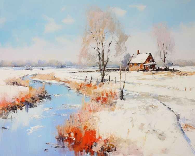 Painting Winter 20993 by Eye catching paintings
