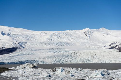 Glacier Fjallsárlón et lac glaciaire, Islande