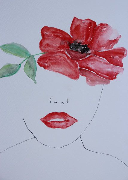 Soft Poppy Strength by Anja Zinken Bertens