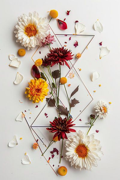 Chrysanthemen von Poster Art Shop