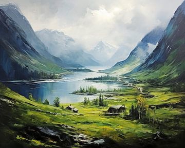 Peinture en Norvège sur Peinture Abstraite