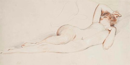 Paul César Helleu – Weiblicher Akt schlafend