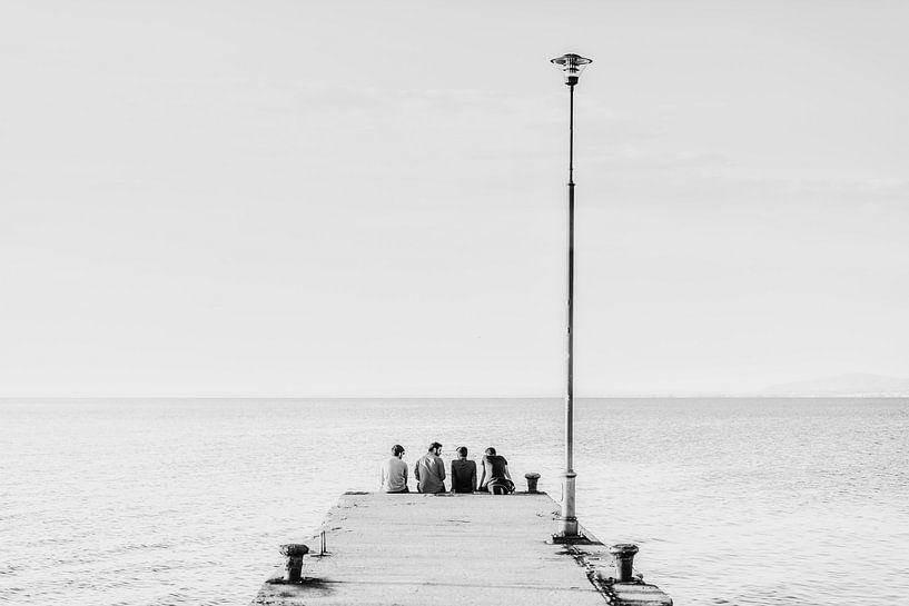 Aufholen am Pier von Maikel Brands