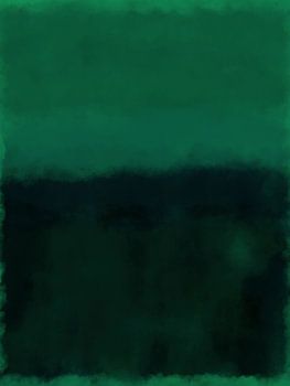 Peinture abstraite de style Rothko en vert