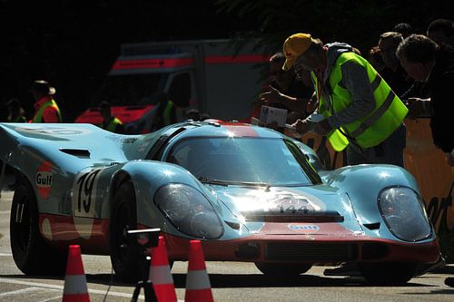 Porsche 917 replica at the start Eggberg Klassik 2017