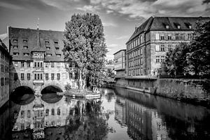 NÜNBERG Hôpital du Saint-Esprit & Pegnitz 