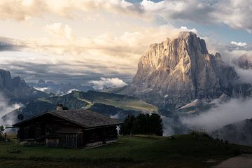 Berg Langkofel (Langkofel) von Sidney van den Boogaard