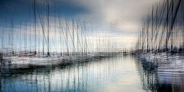 Marina St. Stefano al Mare | Imperia | Ligurien | Italien - eine abstrakte Interpretation von Nicole Holz