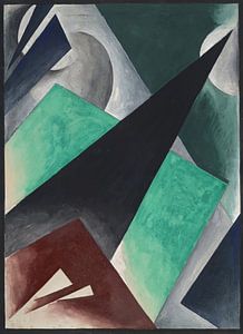 Lyubov Popova - Architektonische Malerei (1918)