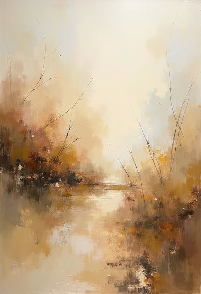 Dromerig Landschap. van AVC Art Studio