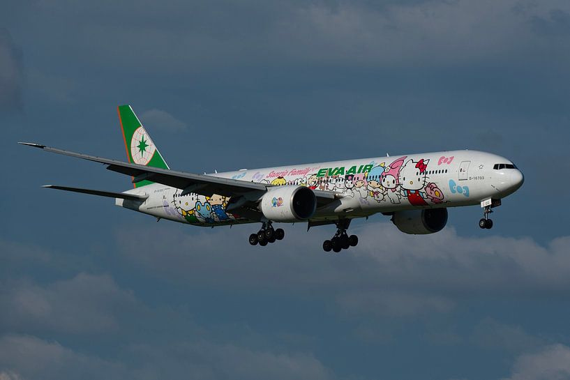 Hello Kitty Boeing 777 von EVA Air von HB Photography