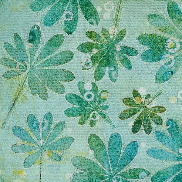 Floating Leaf Print - Japandi by Aribombari - Ariane Nijssen