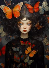 Butterfly girl by haroulita