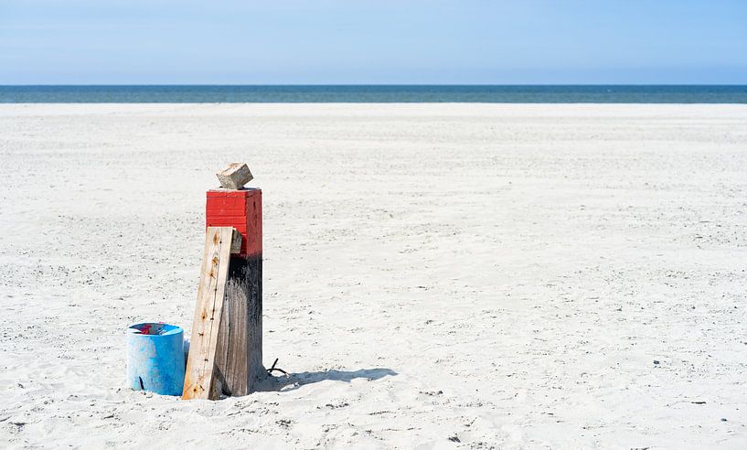 Strandposten auf Terschelling mit idyllischer, ruhiger Landschaft! von Jeroen Somers