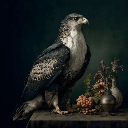 Roofvogel met stilleven van StudioMaria.nl