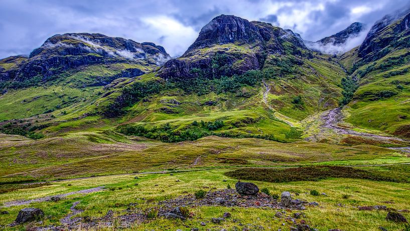 Les étonnantes et magnifiques montagnes d'Écosse par René Holtslag