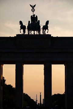 Berlijn - Brandenburger Tor en Overwinningszuil van t.ART