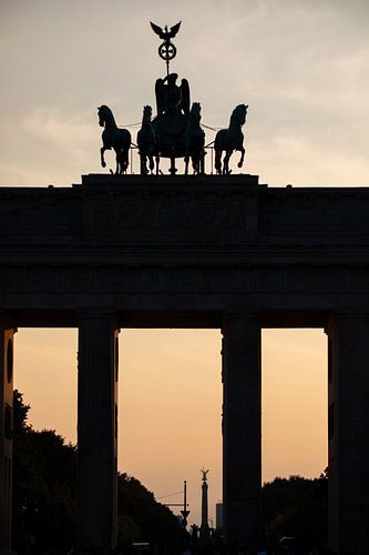 Berlijn - Brandenburger Tor en Overwinningszuil
