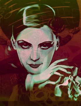 Greta Garbo Plakative Pop Art PUR von Felix von Altersheim