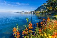 Montreux am Genfer See in der Schweiz