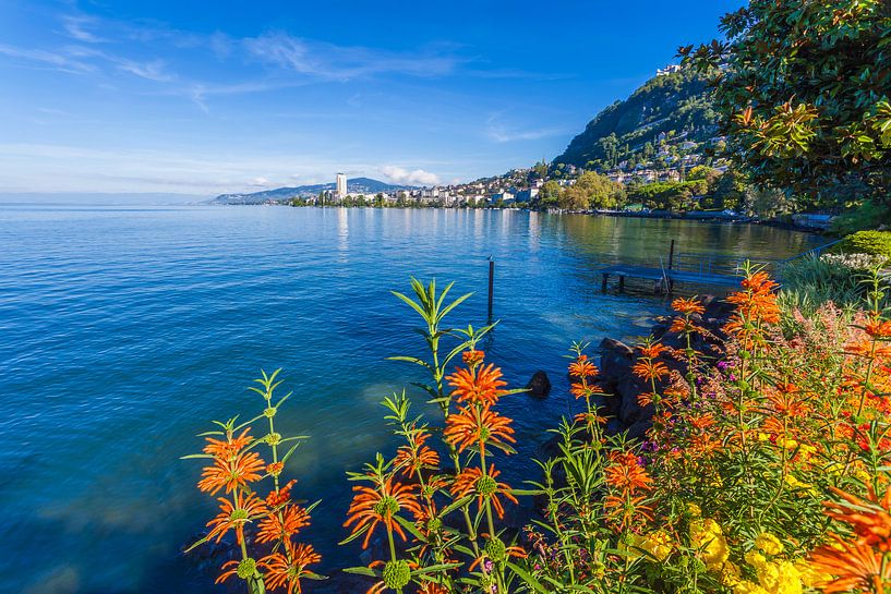 Montreux sur le lac Léman en Suisse par Werner Dieterich