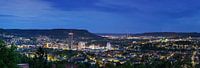 Jena Panorama op het blauwe uur van Frank Herrmann thumbnail