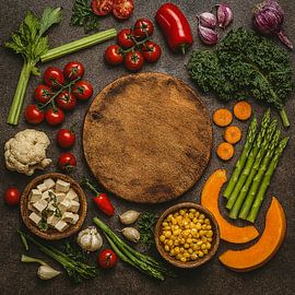 Colourful cuisine - fresh vegetables in harmony by Kleurenrijk