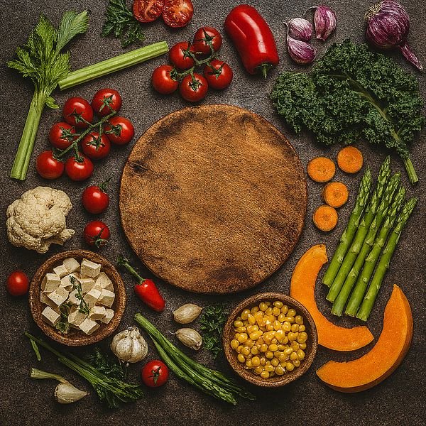 Bunte Küche - frisches Gemüse in Harmonie von Kleurenrijk