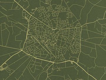 Kaart van Winterswijk in Groen Goud van Map Art Studio