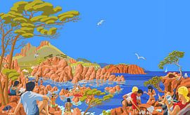 In den Klippen von Le Trayas