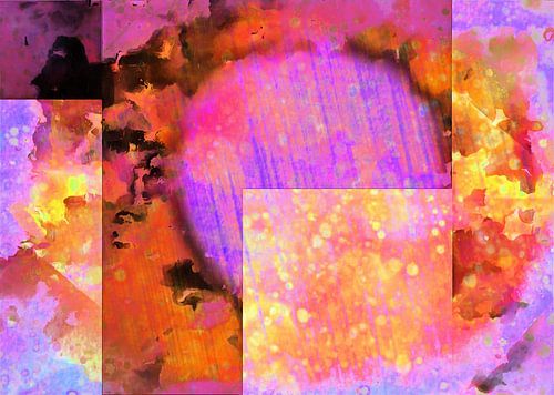 Zonneschijn en regenbuien Geometrie Abstract