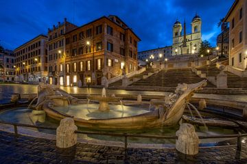 Spanish Staircase - Rome by Salke Hartung