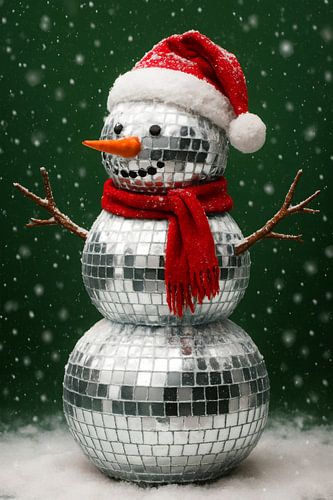 Bonhomme de neige disco