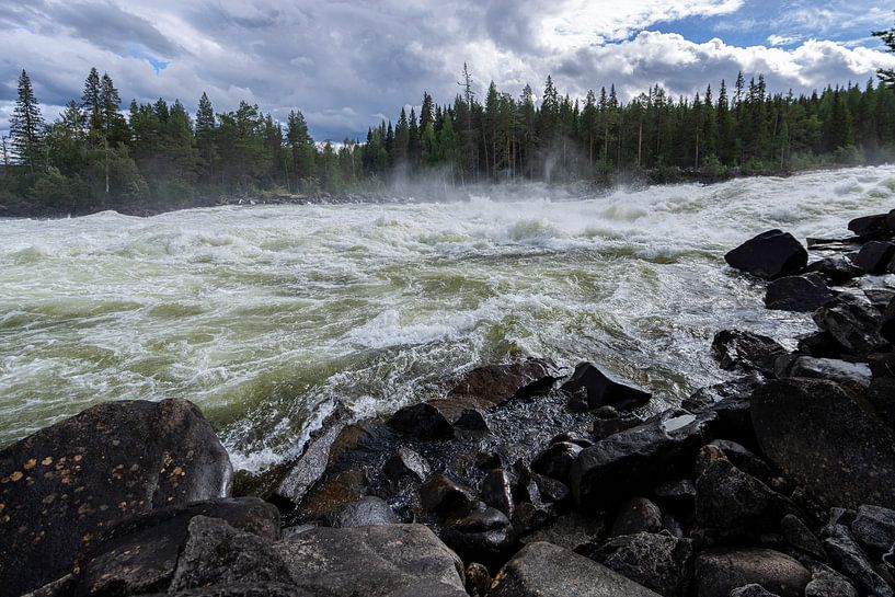 Sweden, Sforforsen A powerful rapids by Edwin Kooren