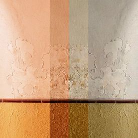 oude muur Tivoli Utrecht abstract collage van Studio Boterkoek