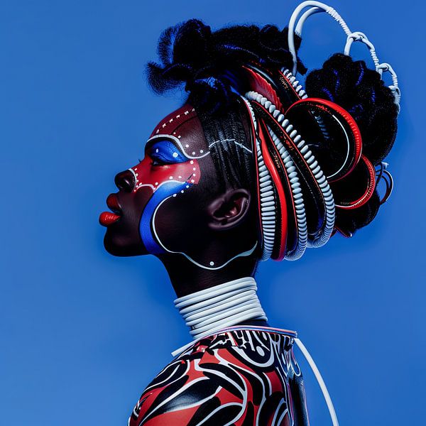 Woman - Futuristic elegance by Poster Art Shop