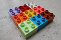 Nine (9) square toy blocks colourful (rotation 3) by hou2use thumbnail