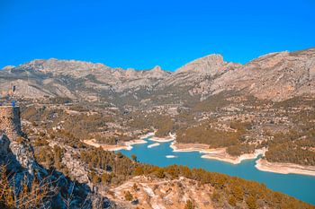 Het reservoir van Guadelest