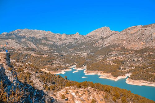 Het reservoir van Guadelest