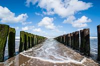 Vloed aan het Domburgse strand