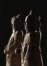 Beautiful lit Warriors from the  Terracotta army in Xi’an by Tony Vingerhoets thumbnail