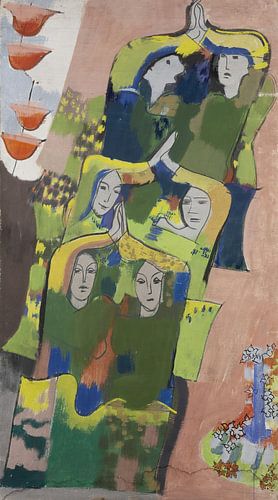 August Babberger - Vrouwen op het platteland (1931)