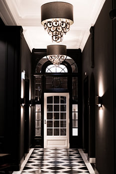 Zwart wit klooster