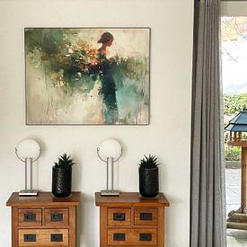 Klantfoto: Dreaming in Color van Blikvanger Schilderijen, als ArtFrame