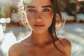 portrait fantaisie femme sur Egon Zitter