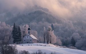 Winterliche Berglandschaft