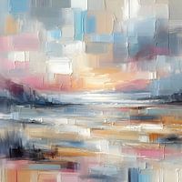 Pastellfarbenes Meer